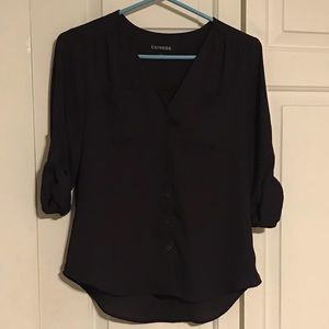 Plum express blouse